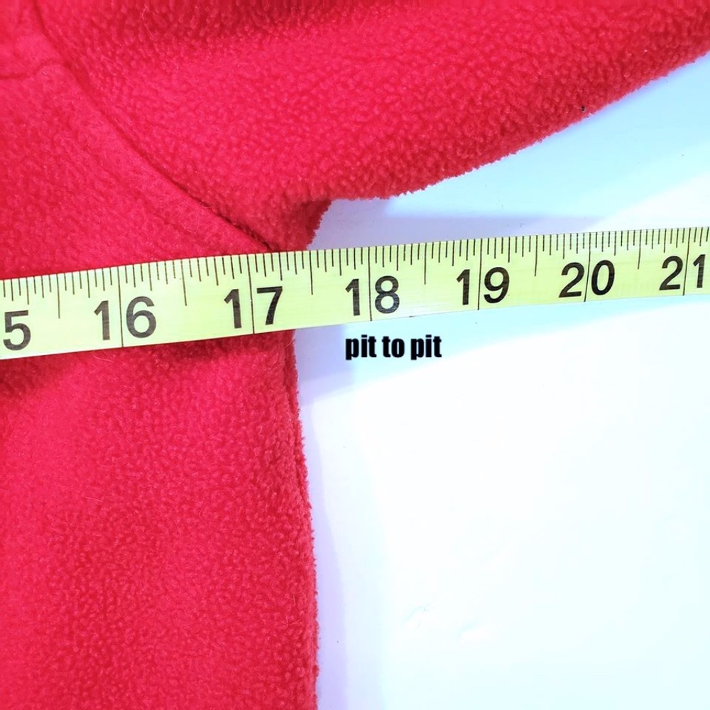 Columbia Youth Unisex Red Fleece Jacket M (10/12) - Picture 6 of 8